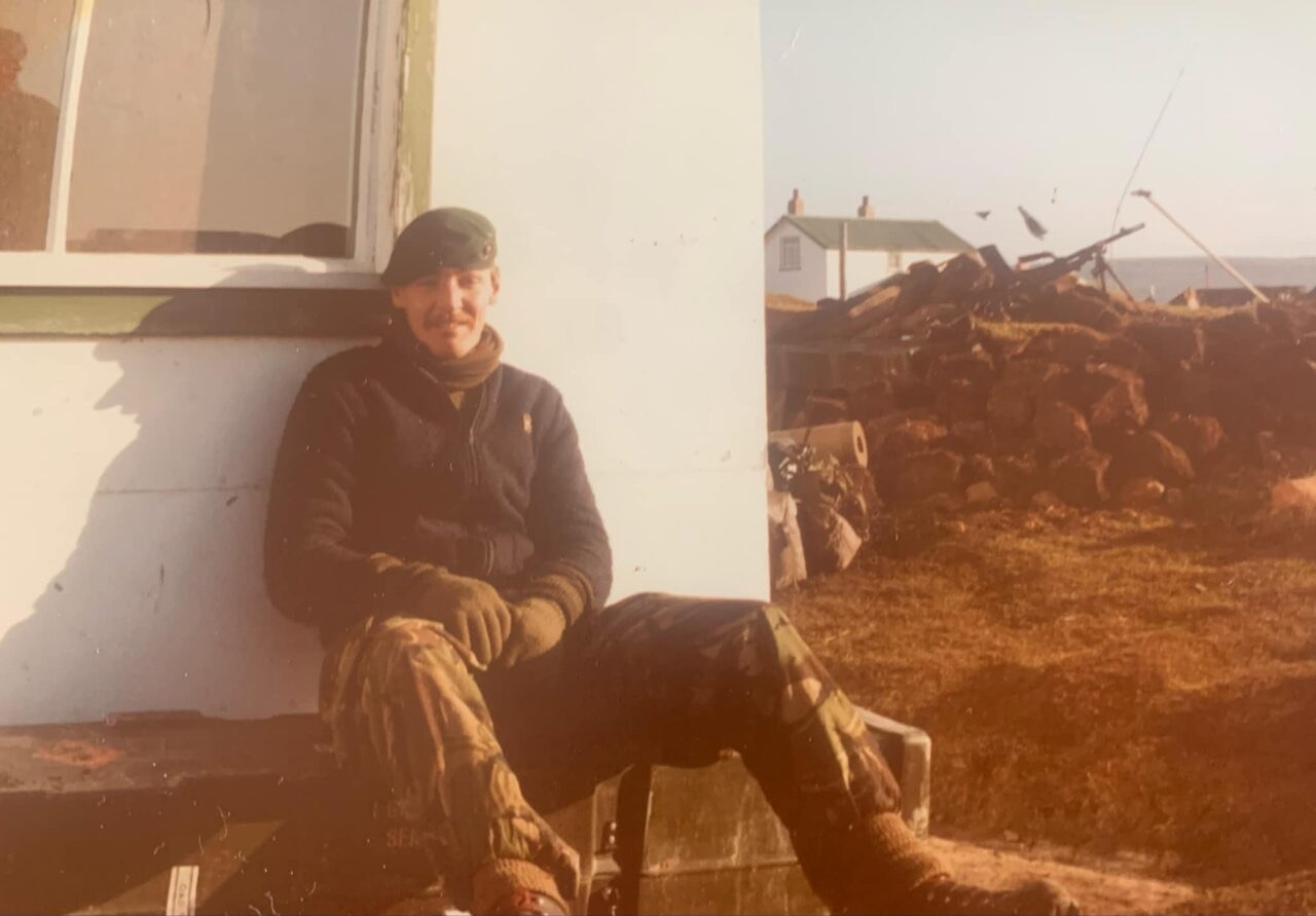 Eric in the Falklands